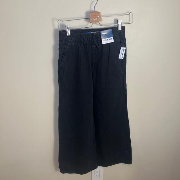 Old Navy Girls High Waisted Baggy Wide Leg Pull on Jeans Size Large (10-12) - Picture 3 of 6